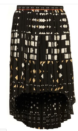 What I bought: Dip Hem Skirt from Top Shop - African Prints in Fashion