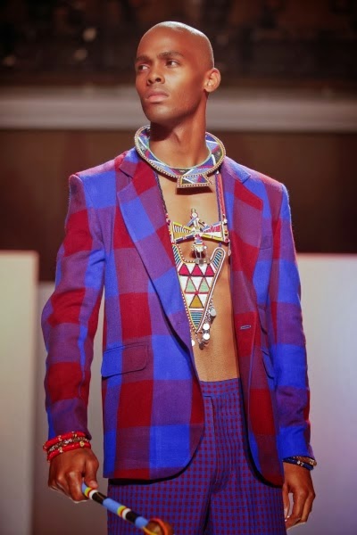 Trending Right Now: Maasai Prints /Tartan/Plaid | African Prints in Fashion